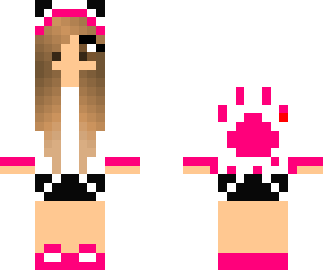 pink fox girl