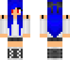blue hair girl