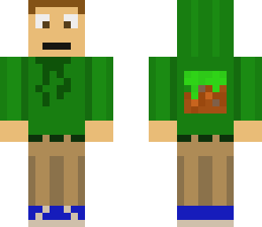 grass block hoodie