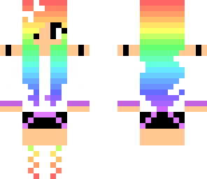rainbow girl