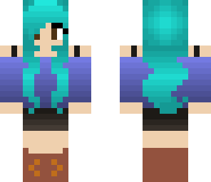 blue hair
