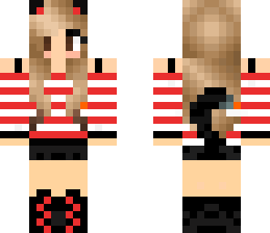 kitty girl red
