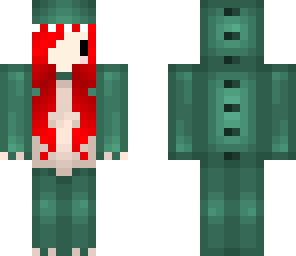 edited red haired dinasour girl
