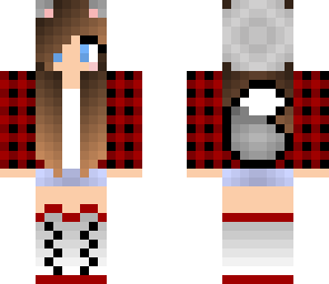 pretty wolf girl with beanie