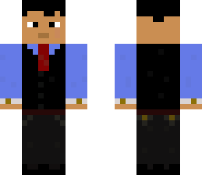 cj blue suit