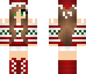 christmas girl skin