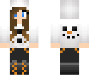 edited snowman girl