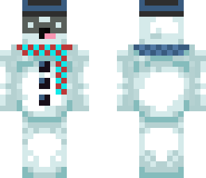 snowman with glasses