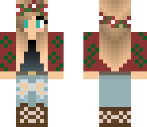 edited christmas girl