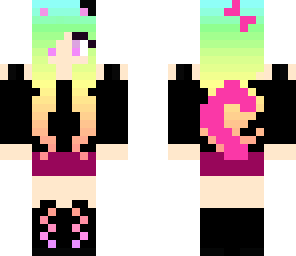 black cat girl