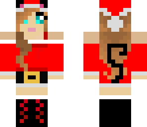 sexy cat santa chic