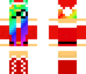 rainbow chritsmas gal