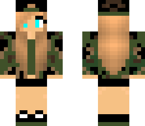 edited camo girl