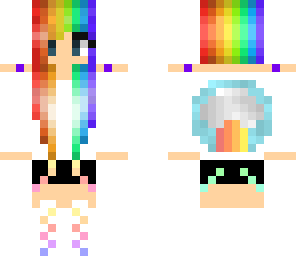 rainbow girl
