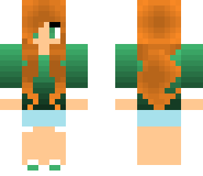 edited  green girl