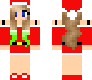 santa girl with hilights