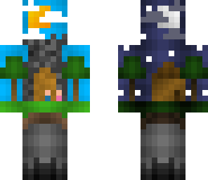 king and queen and villagers