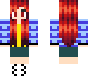 red fire demon girl