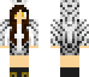 snowy owl girl