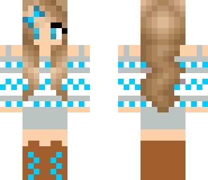 blue girl