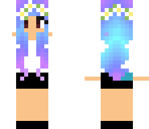 edited flower crown girl