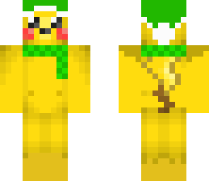 green christmas pikachu