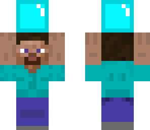 steve with diamond