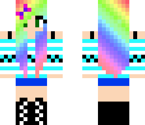 cute rainbow hair 