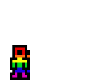 rainbow stick figure