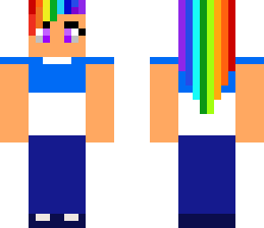 rainbow girl