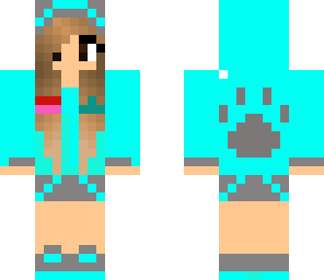 blue wolf girl