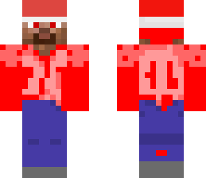 christmas redstone steve