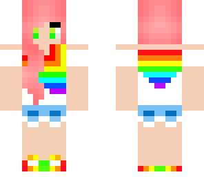 rainbow girl