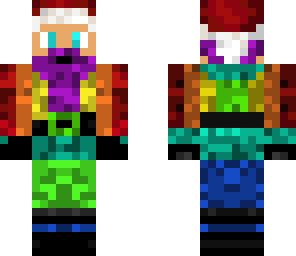 rainbow santa