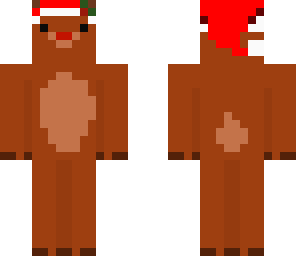 santa hat reindeer