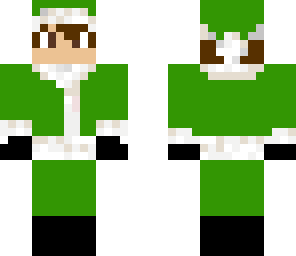 green santa dude