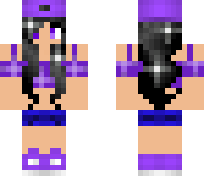 purple skater girl edit