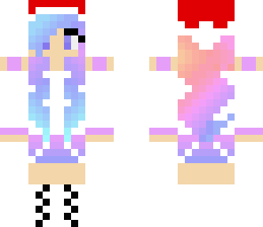 random skin santa hat