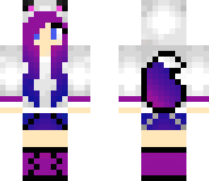 purple wolf girl orig****