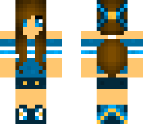 blue girl