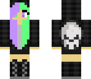munchinggirltato skull hoodie