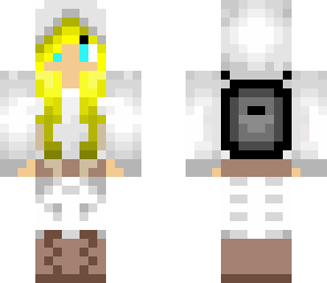 eskimo with backpack