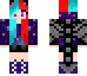 edited galaxy dragon girl
