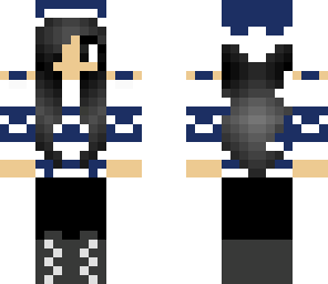 black hair beanie girl