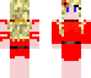 prom girl_red dress