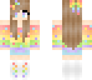 cute rainbow girl