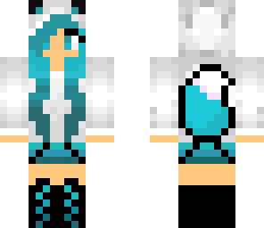 blue wolf girl