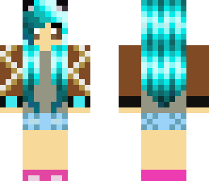 swimmer blue skin