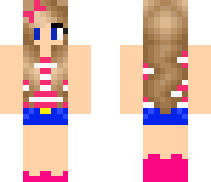 pink summer girl