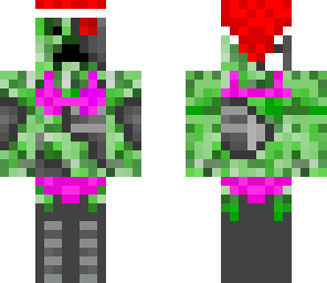 santa hat bikini creeper cyborg